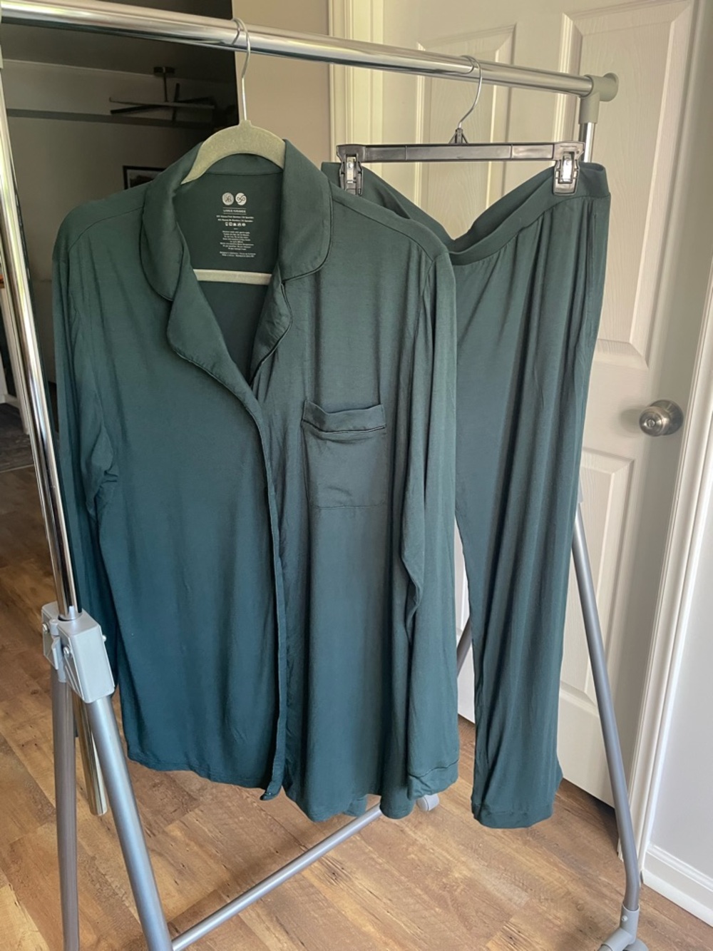 Kindred Bravely Green Two-Piece Pajama Set